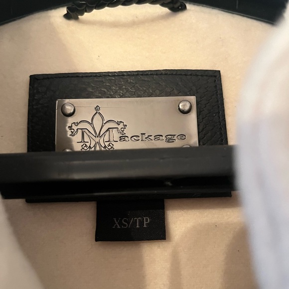 Mackage Wool & Leather Coat - Picture 4 of 5